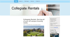 Desktop Screenshot of collegiaterentals.org